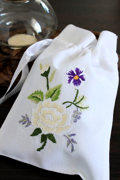 Lavendelsäckchen, Geschenksäckchen Blumen lila