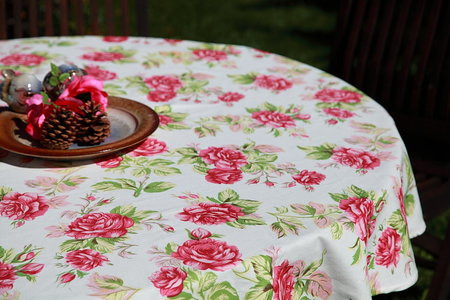Tischdecken-Serie pinke Rose